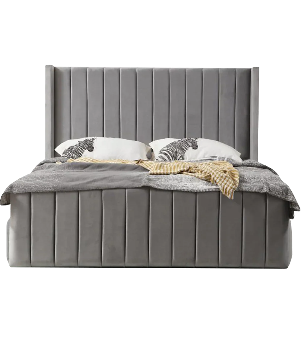 Cadre de Lit Tokyo Gris - Confort et Élégance