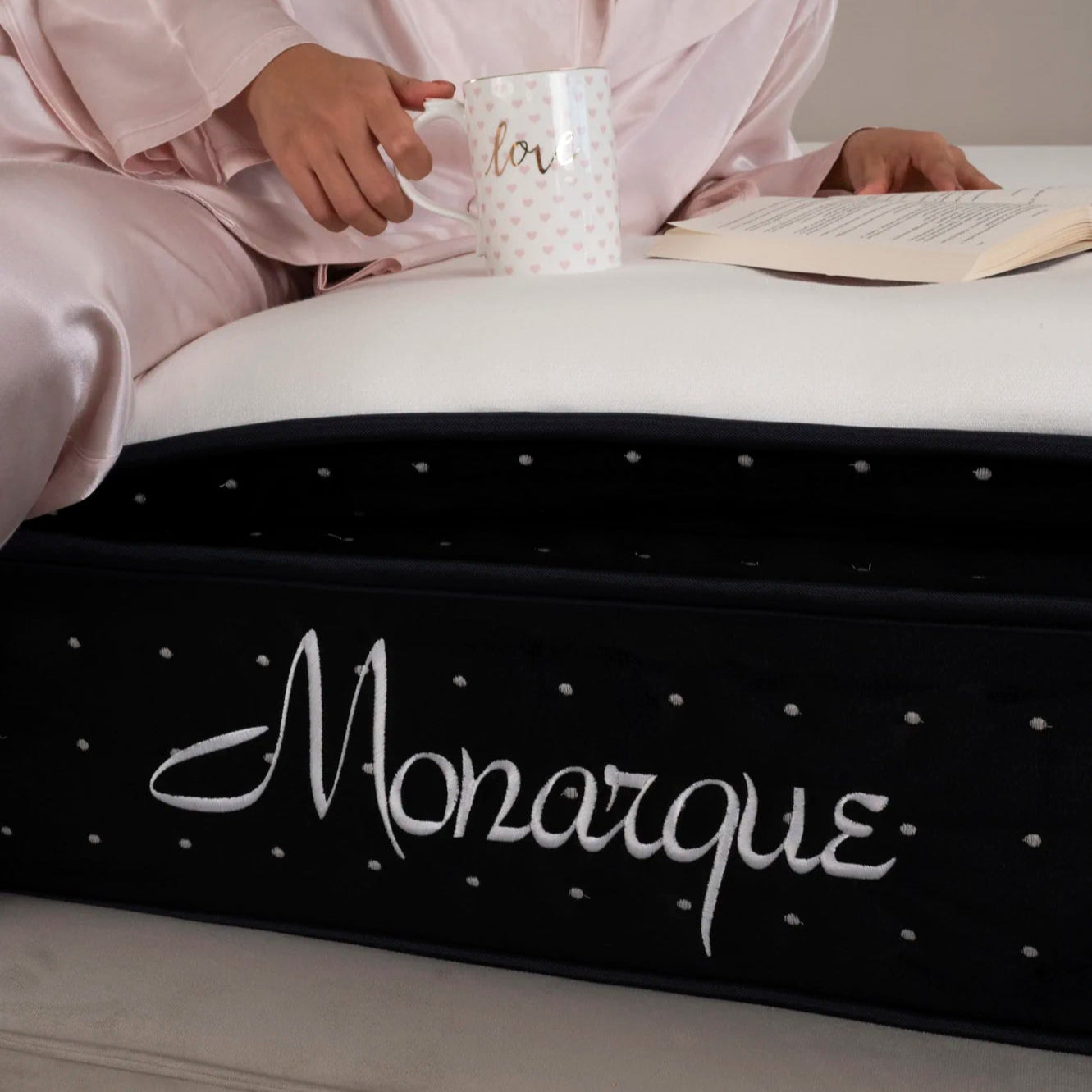 Matelas Monarque Angels - 32 cm - Surmatelas Intégré - Confort 5 Zones