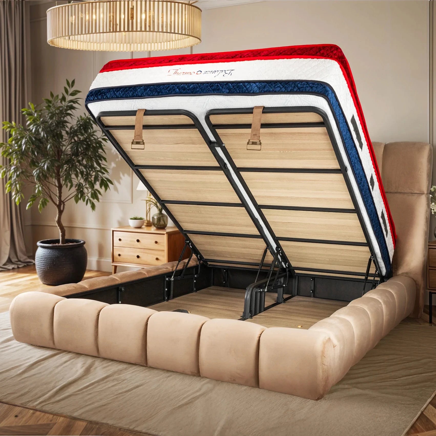 Matelas Thermo Balance - 34 cm - Double face été/hiver