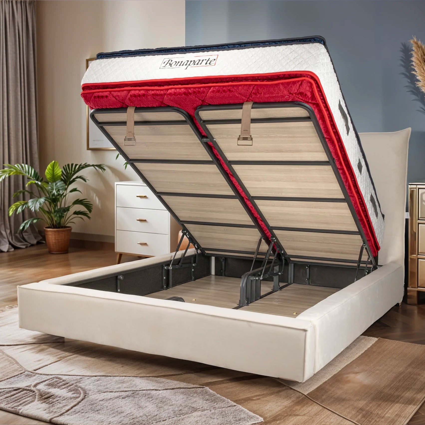 Matelas Bonaparte - 34 cm - Double Surmatelas - Confort 5 Zones