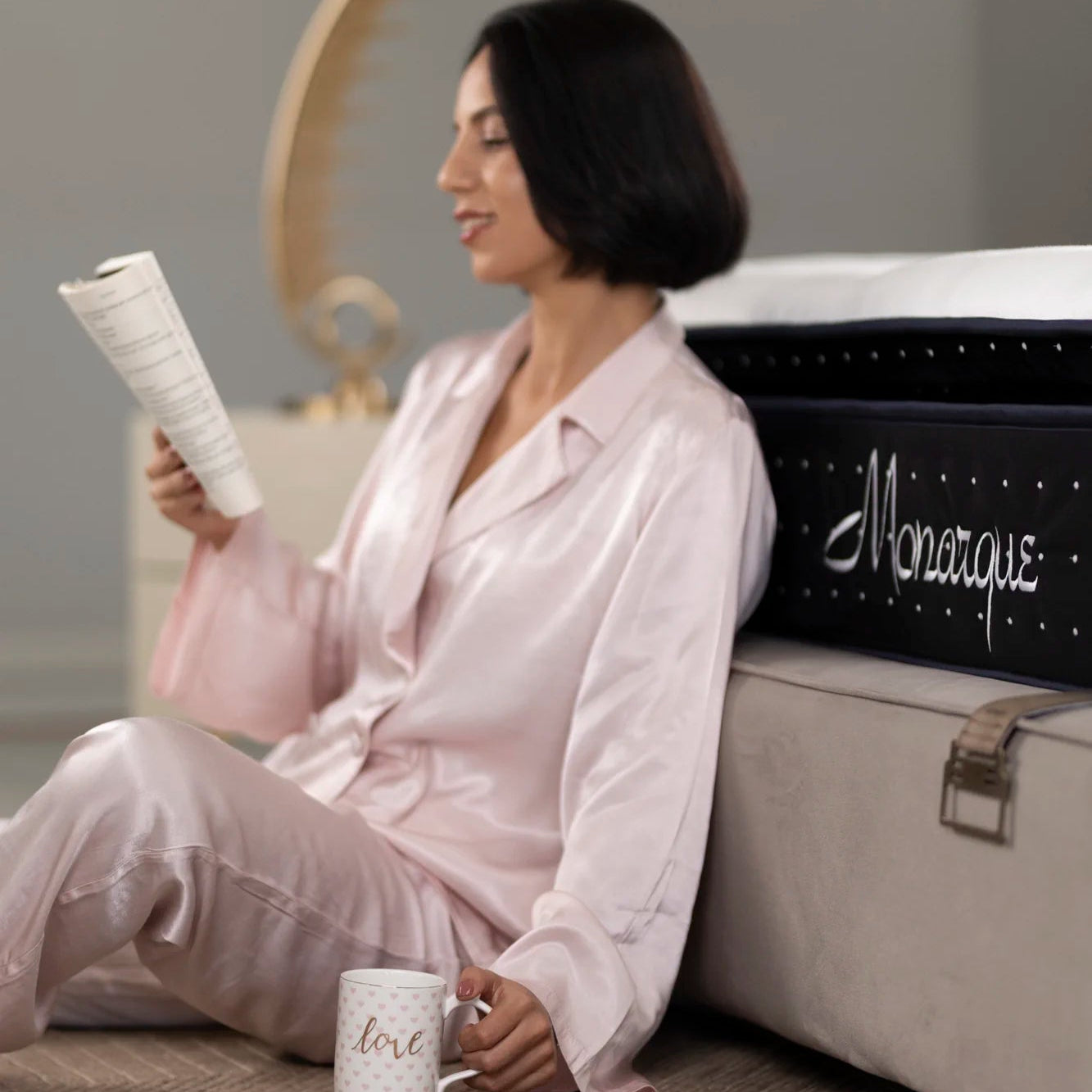 Matelas Monarque Angels - 32 cm - Surmatelas Intégré - Confort 5 Zones