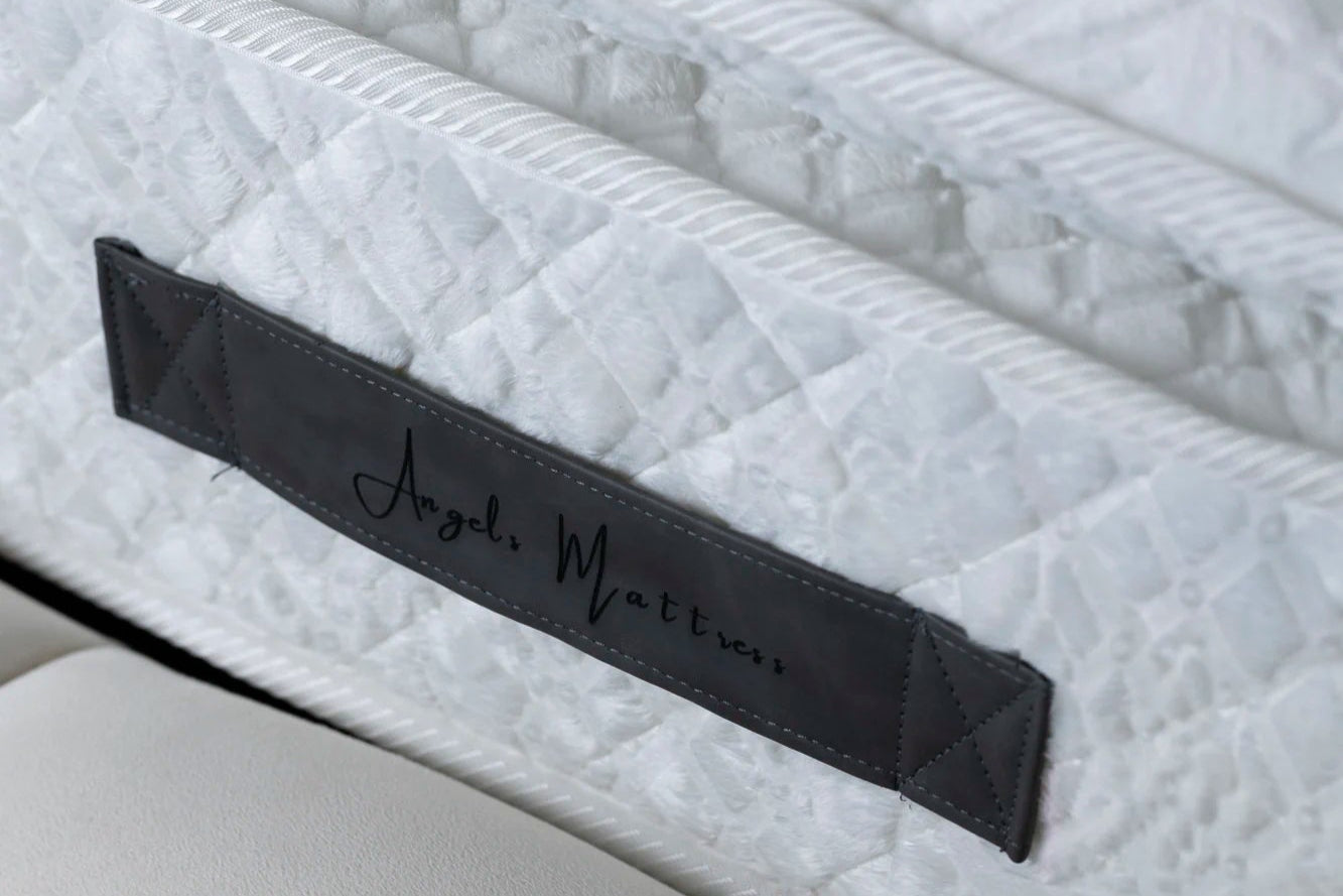 Matelas Teddy White - 30 cm - Surmatelas Peluche - Confort Douillet