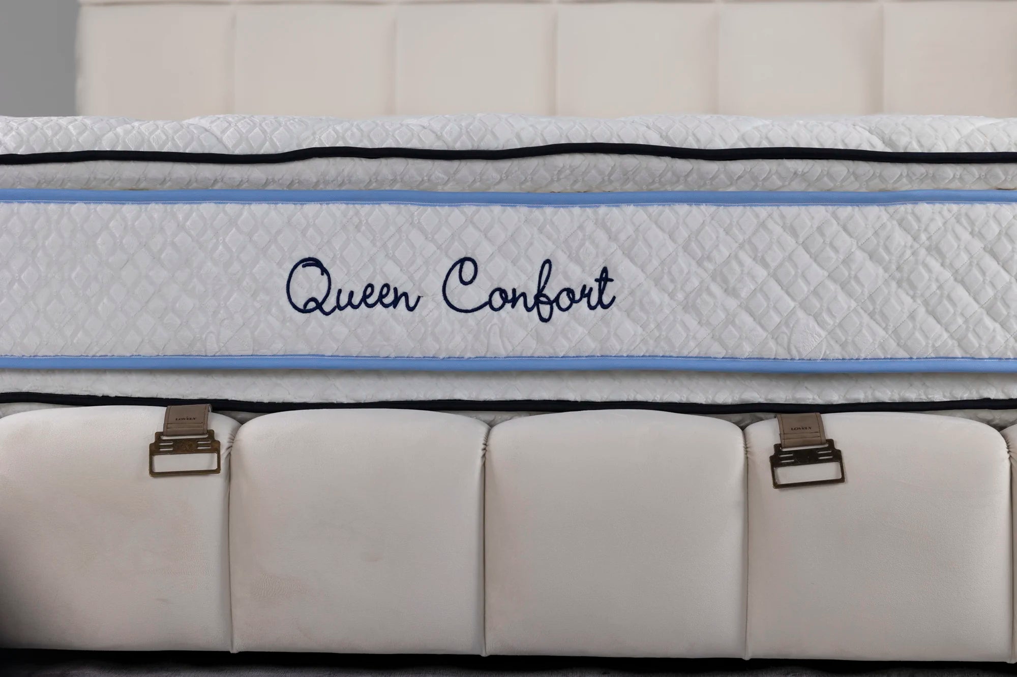 Matelas Queen Confort Angels - 34 cm - Double Surmatelas - Confort 5 Zones