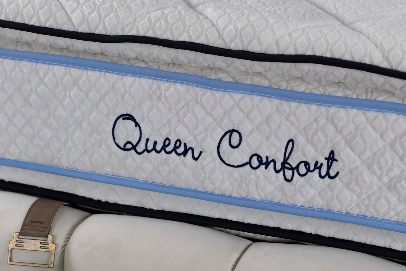 Matelas Queen Confort Angels - 34 cm - Double Surmatelas - Confort 5 Zones