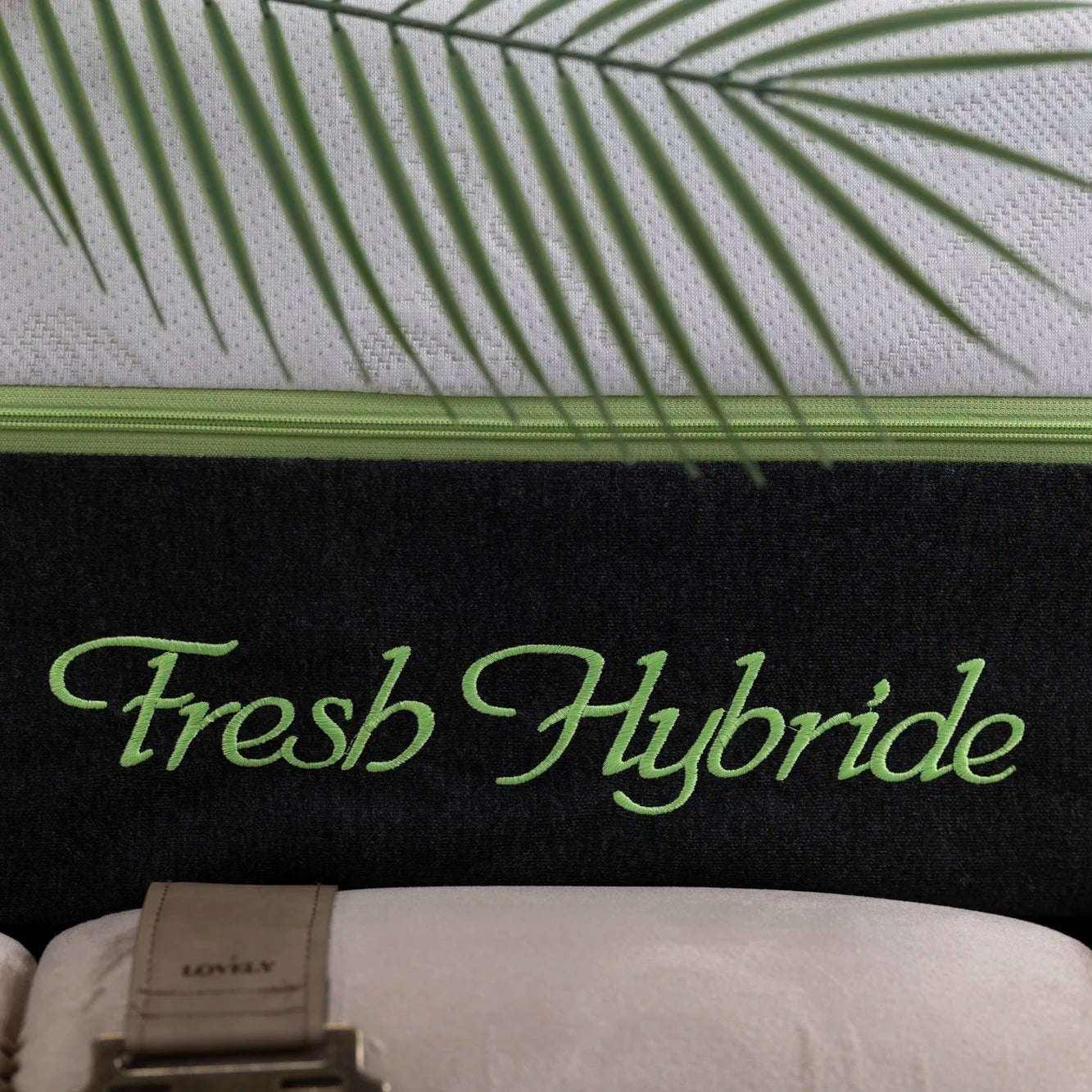 Matelas Fresh Hybride Aloe Vera - 27 cm - Hybride - Confort 5 Zones