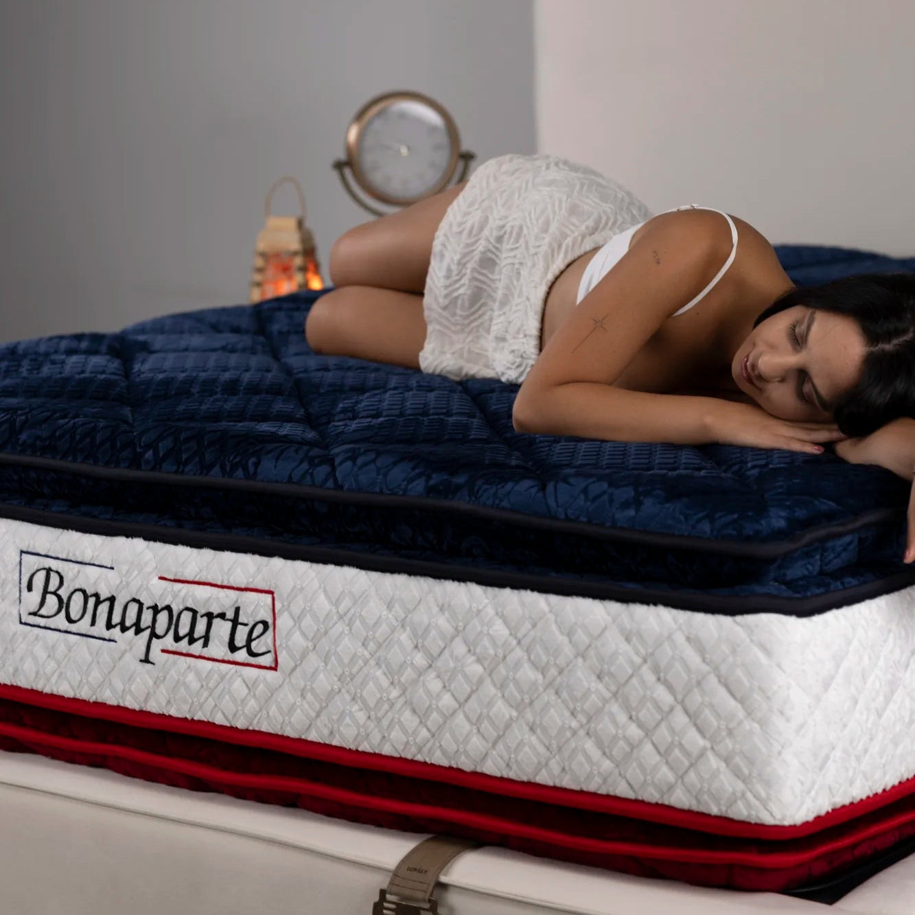 Matelas Bonaparte - 34 cm - Double Surmatelas - Confort 5 Zones
