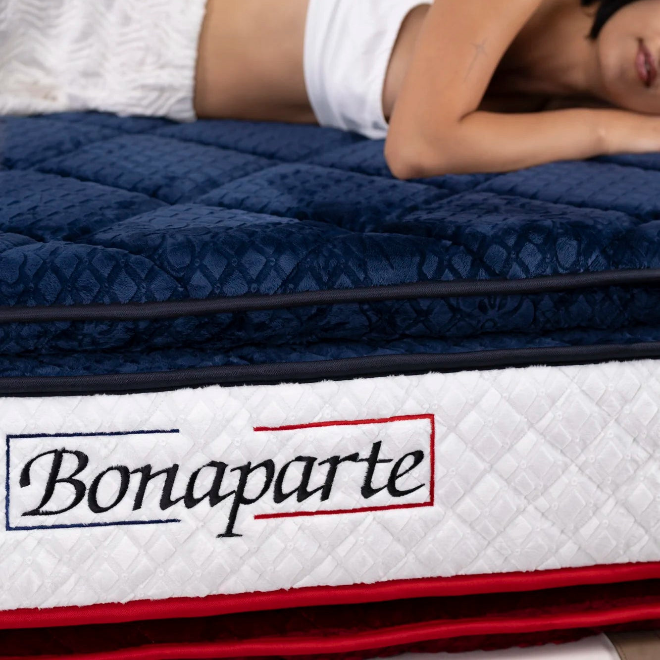 Matelas Bonaparte - 34 cm - Double Surmatelas - Confort 5 Zones