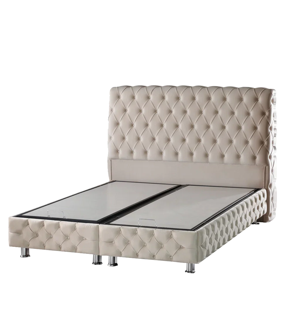 Lit Coffre Sydney Beige - Douceur, Sophistication et Fonctionnalité